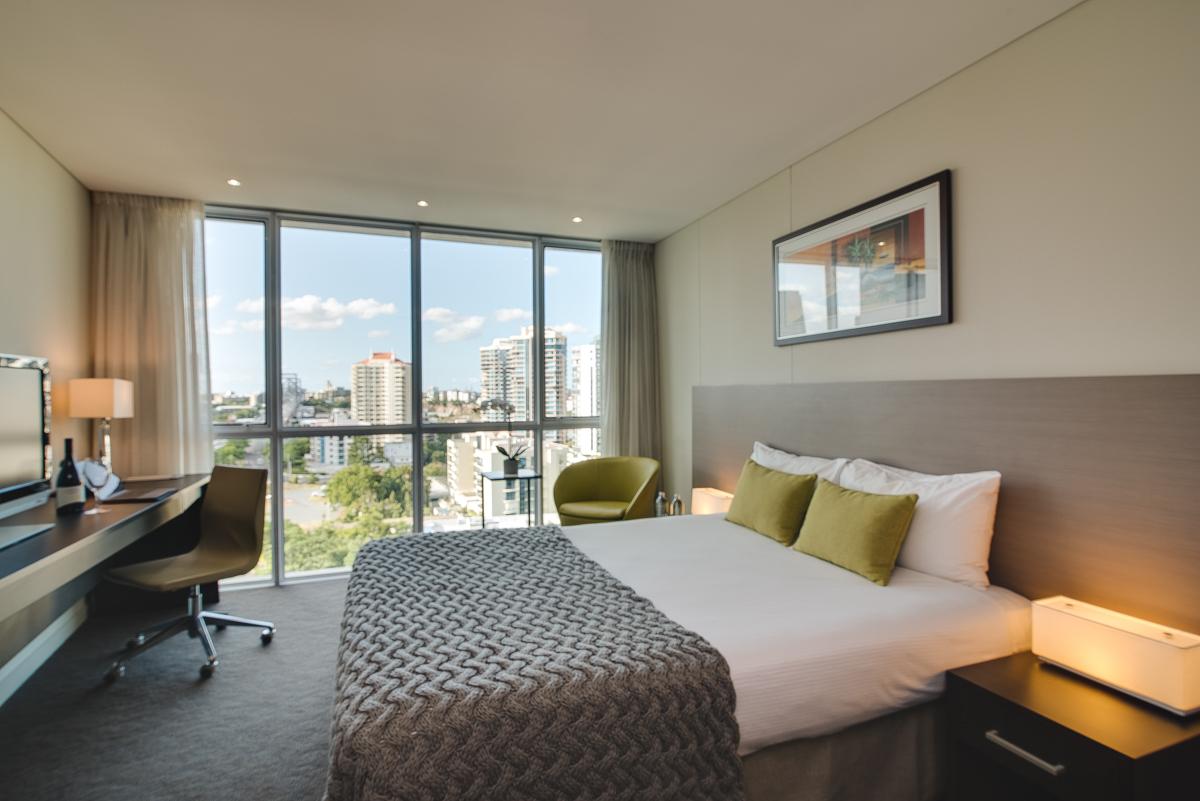 The Point Brisbane Hotel Exteriör bild A room at the hotel
