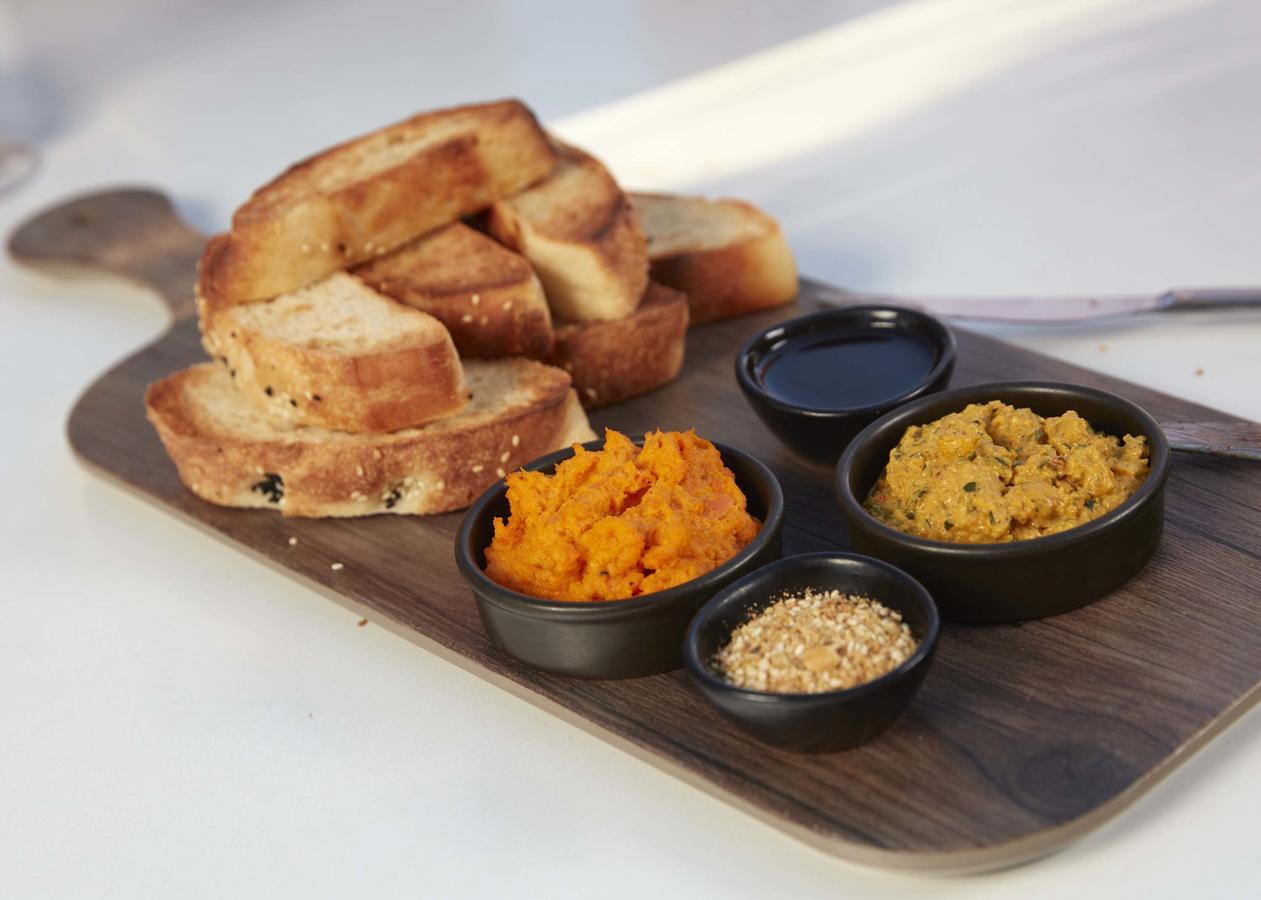 The Point Brisbane Hotel Exteriör bild A selection of chutneys